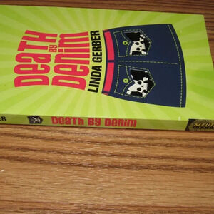 Linda Gerber DEATH BY DENIM Chapter Mystery book~Ages 12 and up